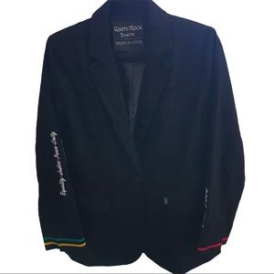 NWOT Roots Rock Dawta Pride unisex blazer